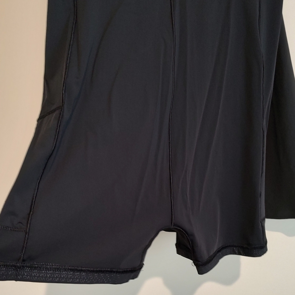 Outdoor Voices Black Athleisure Athletic Romper With Built In Shorts Round Neck - Picture 2 of 6